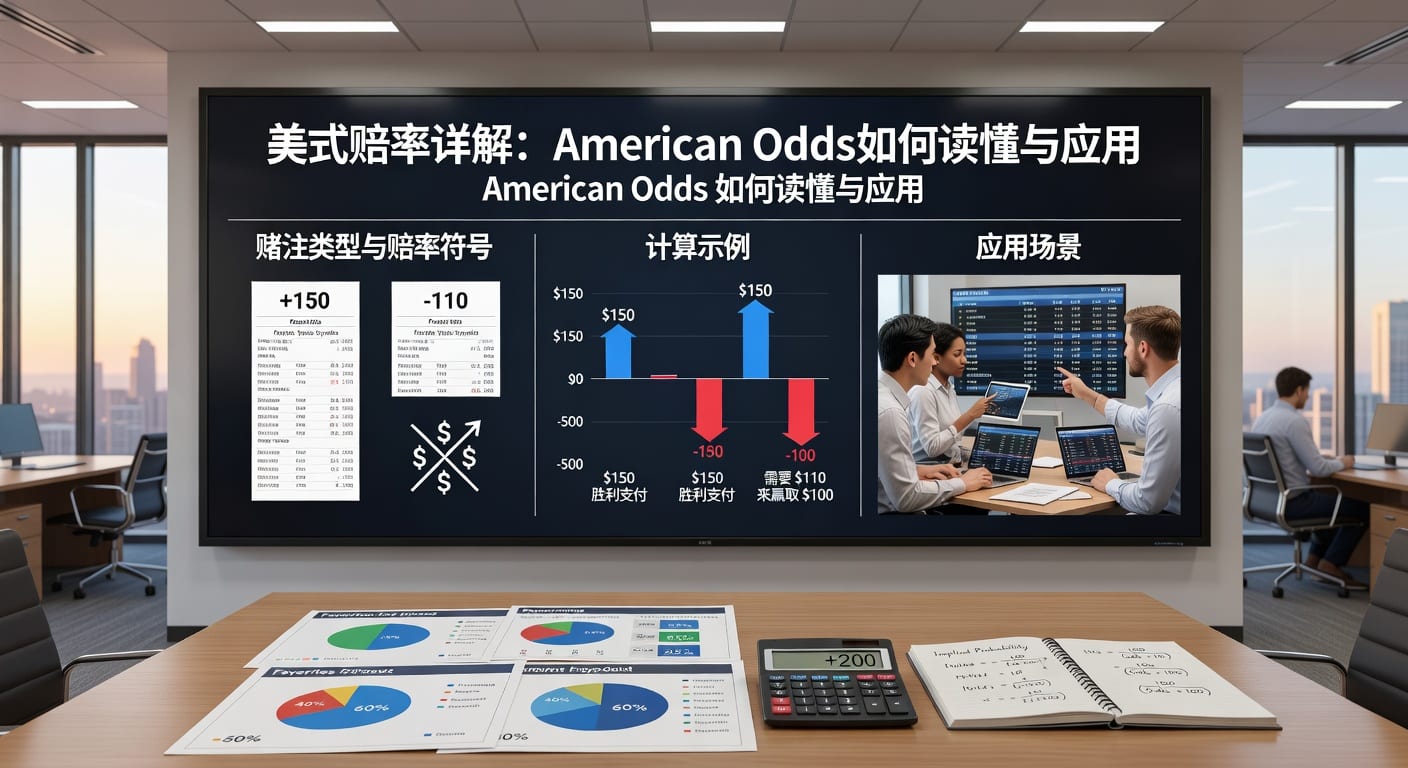 美式赔率 american odds 2026年世界杯投注指南