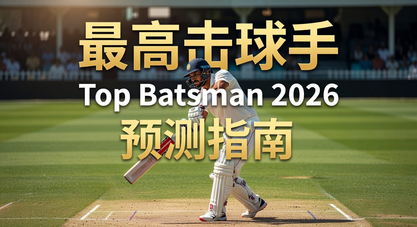 2026年世界杯投注：解析最高击球手 Top Batsman 的制胜之道
