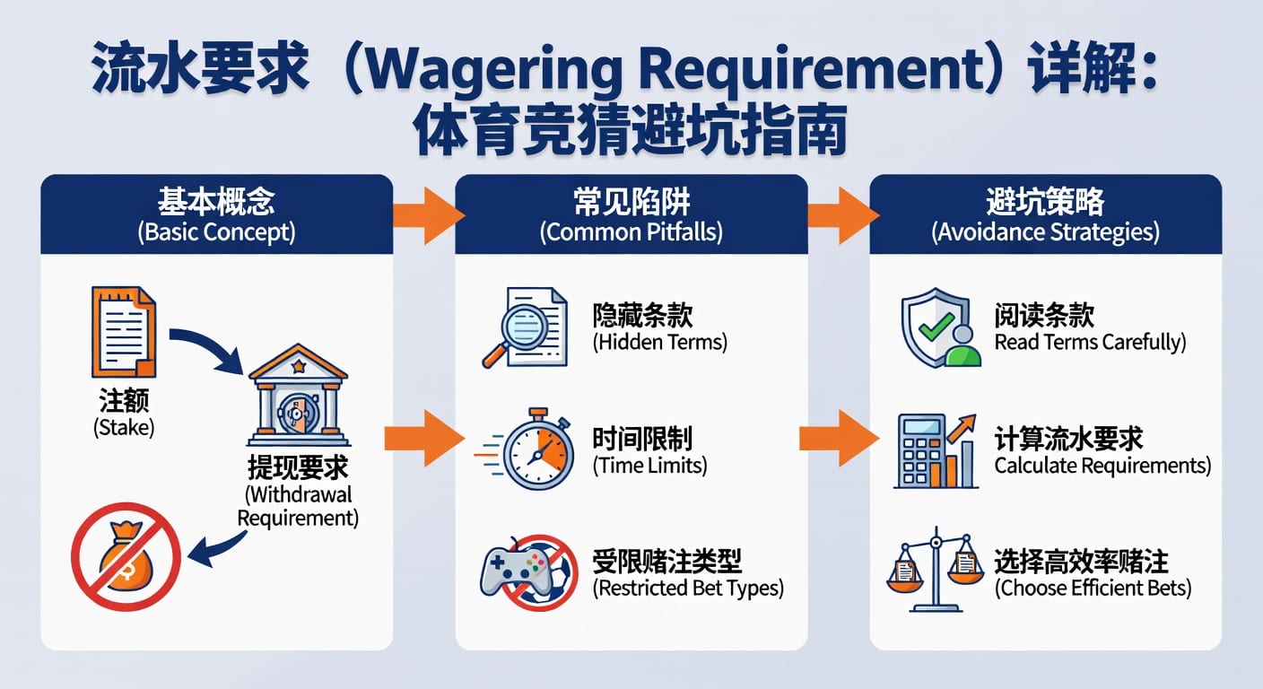 体育博彩流水要求 sports wagering requirement：新手与资深玩家指南