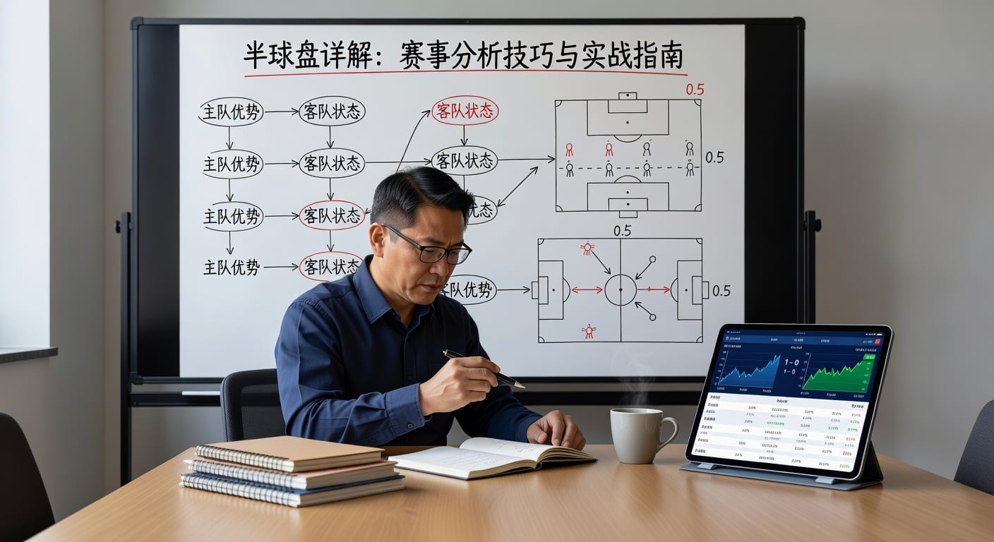 半球盘解析：足球让球盘口投注技巧与胜负判断