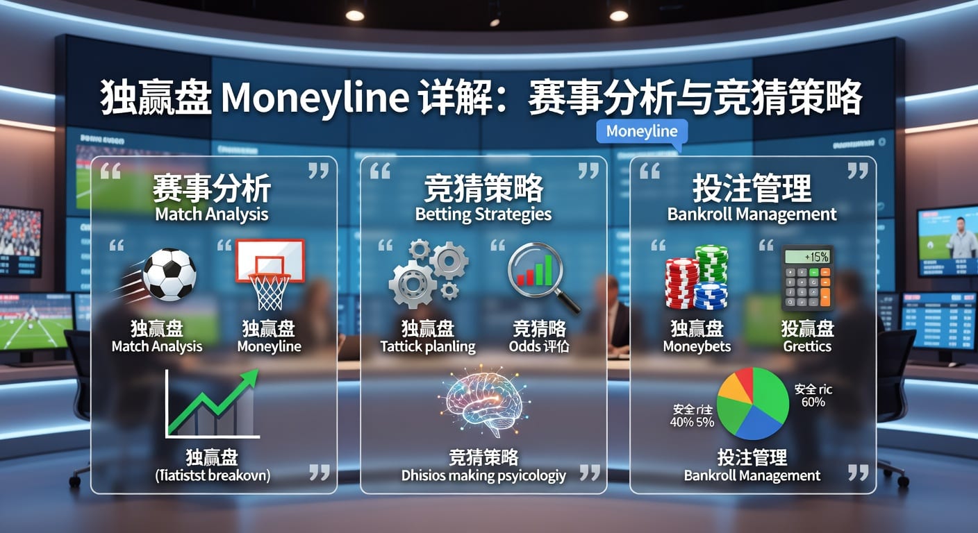独赢盘 moneyline：投注技巧与盘口判断