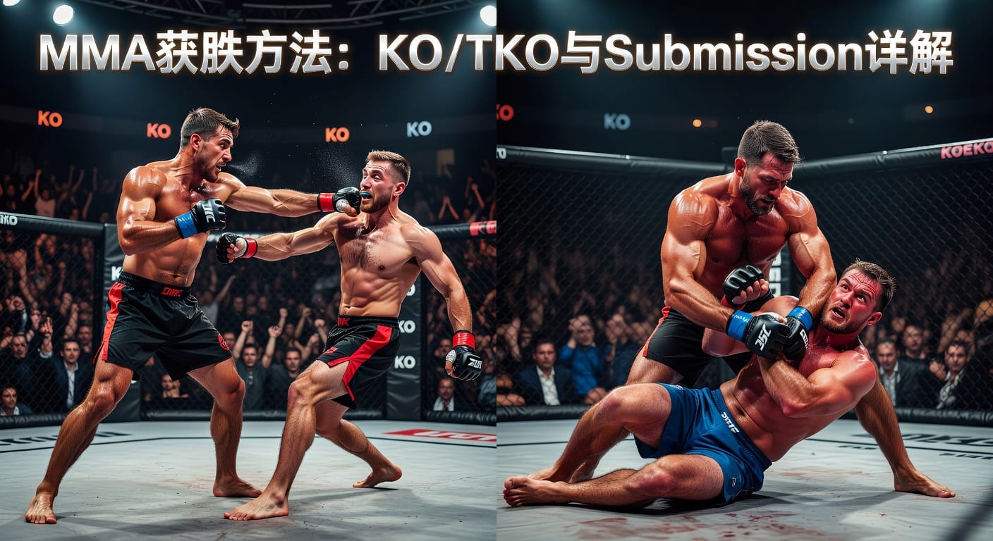 MMA方法 KO/TKO Submission：终结路径解读